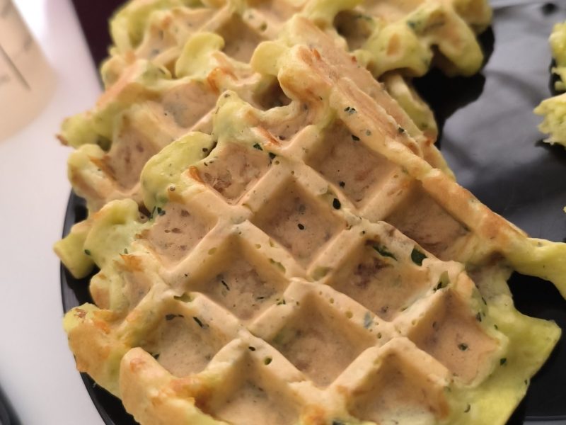 Cliquez pour zoomer ! Gaufres courgettes Thermomix par sandy30490