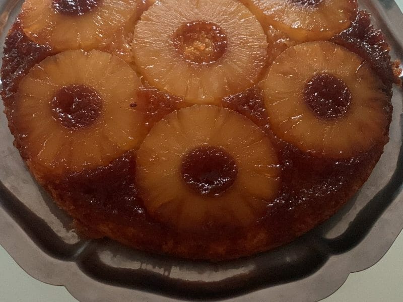 Cliquez pour zoomer ! Gâteau renversé à l’ananas Thermomix par steph_