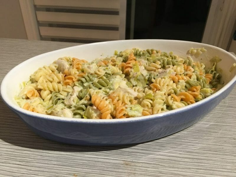 Cliquez pour zoomer ! Tagliatelles à la crème de poireaux Thermomix par audreyc82