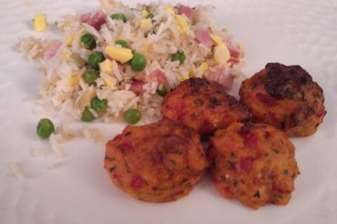 Cliquez pour zoomer ! Boulettes de poulet Thaï Thermomix par celinetteyo