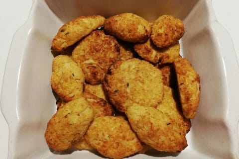Cliquez pour zoomer ! Croquettes de chou-fleur au jambon cru Thermomix par celinetteyo