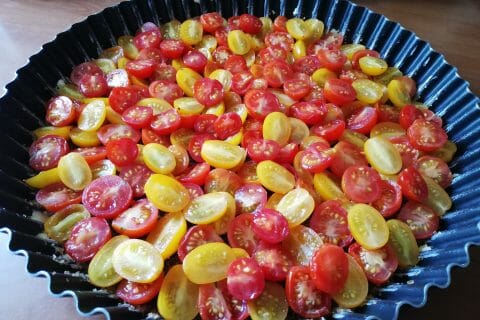 Cliquez pour zoomer ! Tatin de tomates cerises à la tapenade au Thermomix