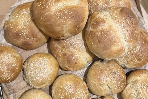 Cliquez pour zoomer ! Pains hamburger Thermomix par Mary@81