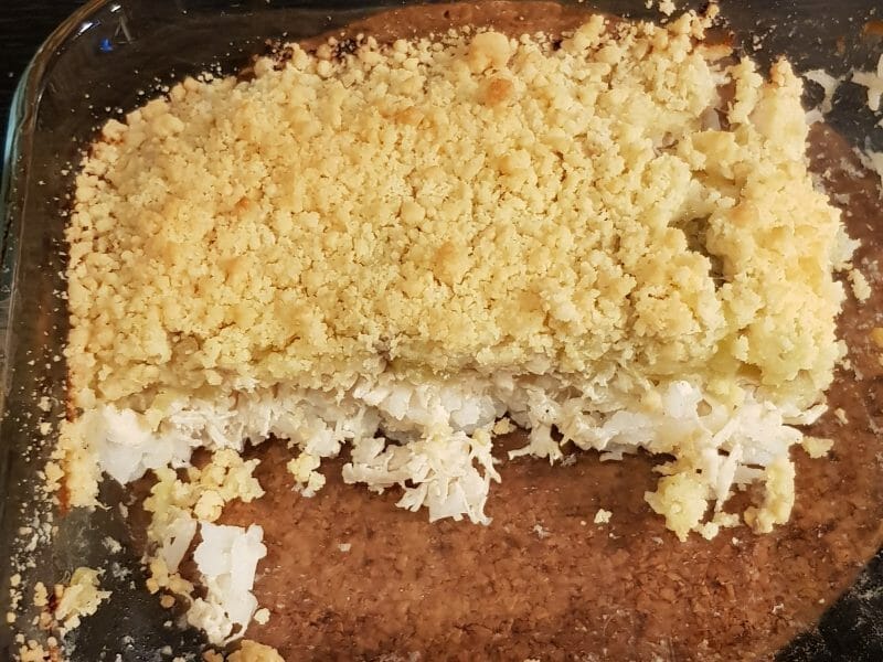 Cliquez pour zoomer ! Crumble poulet, courgettes et parmesan Thermomix par louly