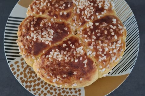 Cliquez pour zoomer ! Brioche à la semoule de blé Thermomix par Titine20
