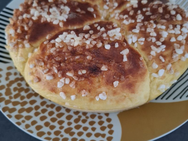 Cliquez pour zoomer ! Brioche à la semoule de blé Thermomix par Titine20