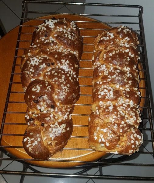 Cliquez pour zoomer ! Brioche tressée à la mie filante Thermomix par mimily974