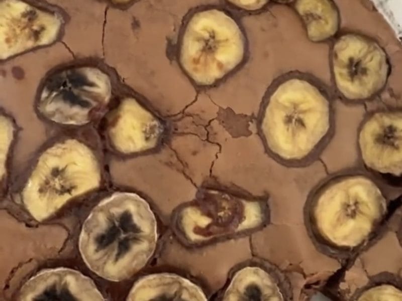 Cliquez pour zoomer ! Brownie fondant choco-banane Thermomix par hazalll