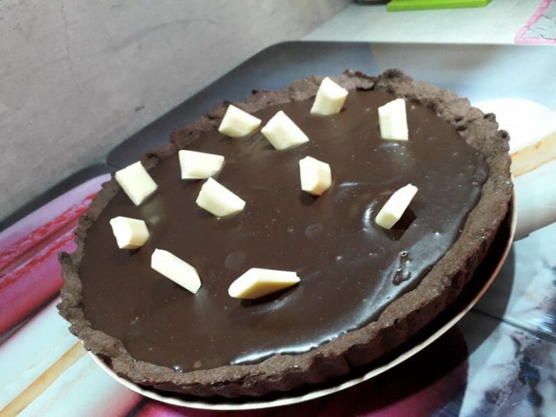 Cliquez pour zoomer ! Tarte tout chocolat Thermomix par Elodie_01340