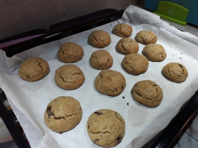 Cliquez pour zoomer ! Cookies beurre de cacahuète et pépites de chocolat Thermomix par Elodie_01340