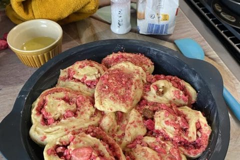 Cliquez pour zoomer ! Brioche aux pralines roses Thermomix par amanda2457