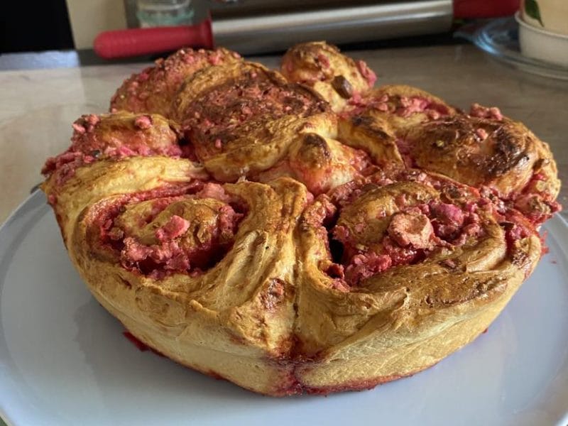 Cliquez pour zoomer ! Brioche aux pralines roses Thermomix par amanda2457