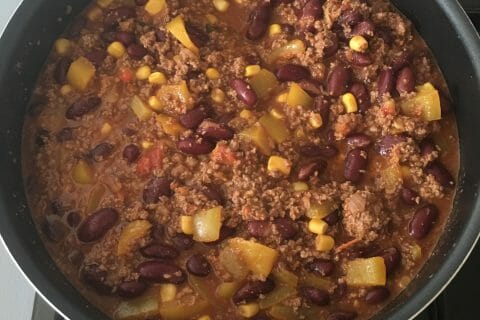 Cliquez pour zoomer ! Chili con carne au Thermomix