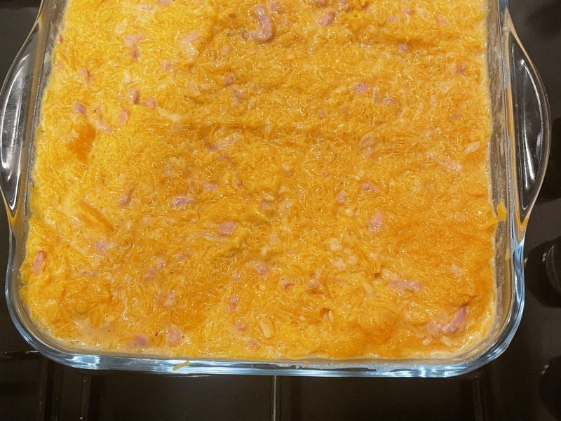 Cliquez pour zoomer ! Courge spaghetti à la crème et aux lardons Thermomix par paugab76