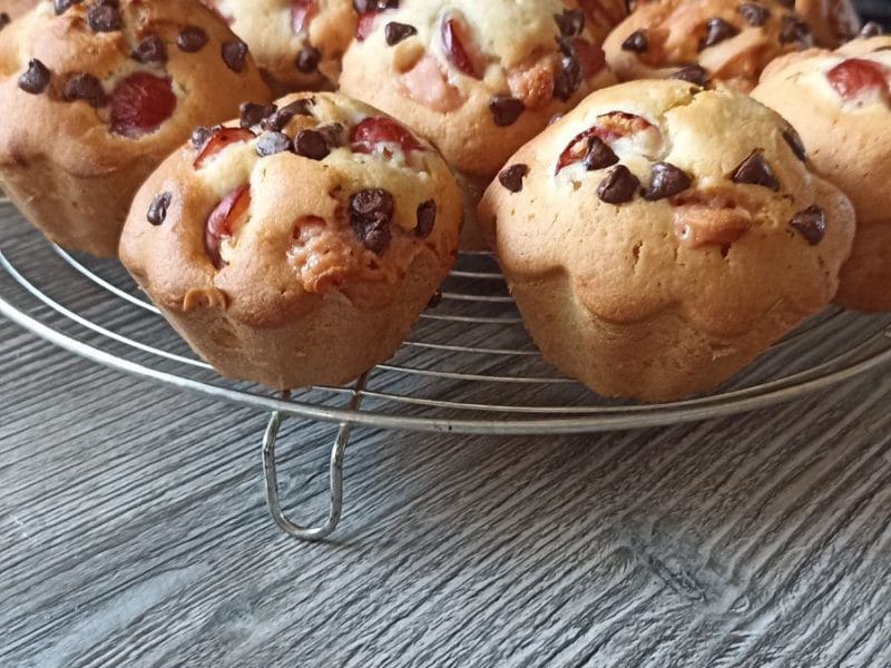 Cliquez pour zoomer ! Muffins aux cerises Thermomix par Viezzo