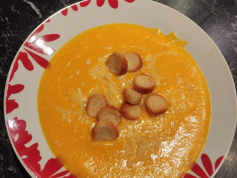 Cliquez pour zoomer ! Crème de potimarron à la ricotta Thermomix par superamely