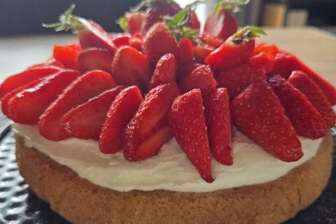 Cliquez pour zoomer ! Tarte aux fraises sans cuisson Thermomix par karine2732