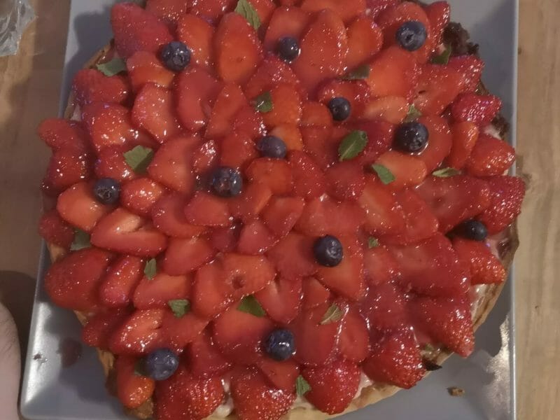 Cliquez pour zoomer ! Tarte aux fraises Thermomix par Dine86