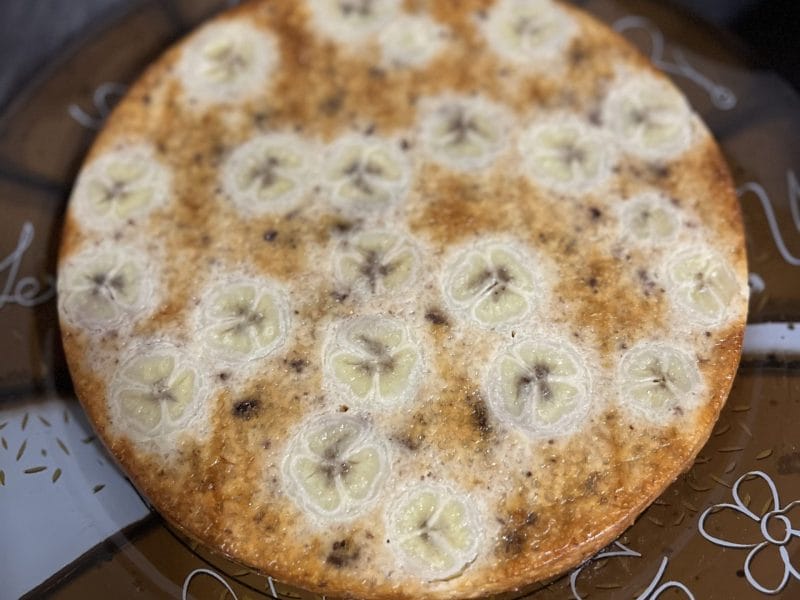 Cliquez pour zoomer ! Gâteau de flocons d’avoine à la banane Thermomix par titou74