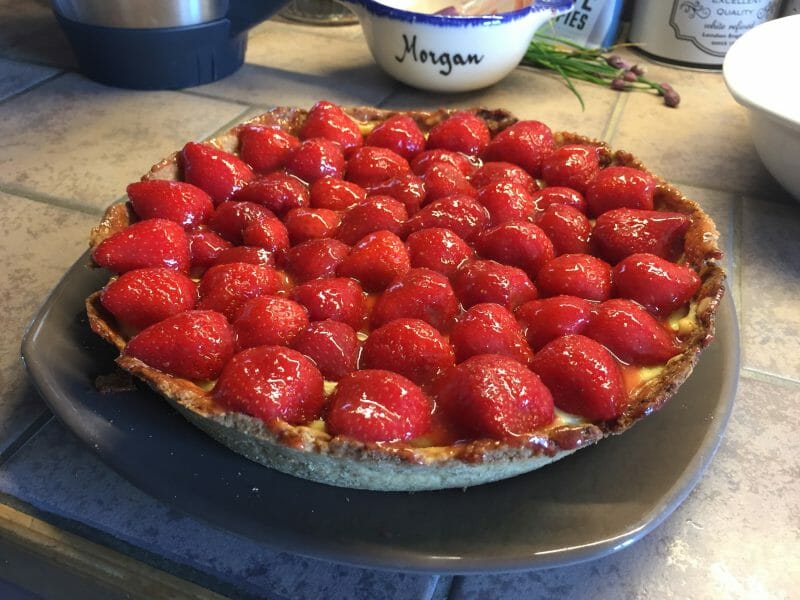 Cliquez pour zoomer ! Tarte aux fraises Thermomix par Aubin