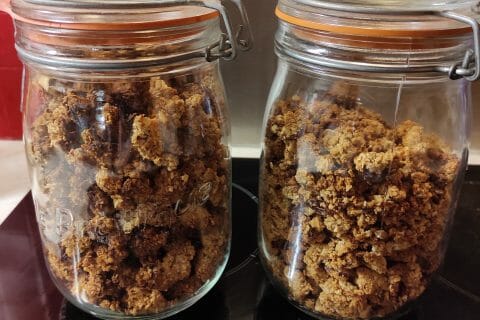Cliquez pour zoomer ! Granola dattes et banane Thermomix par fabperso