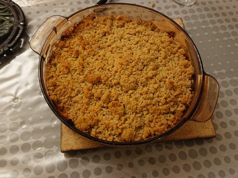 Cliquez pour zoomer ! Crumble de saumon et poireaux Thermomix par Helene63