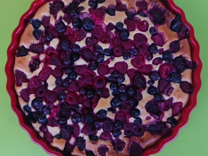 Cliquez pour zoomer ! Bublanina aux fruits rouges Thermomix par Helene63