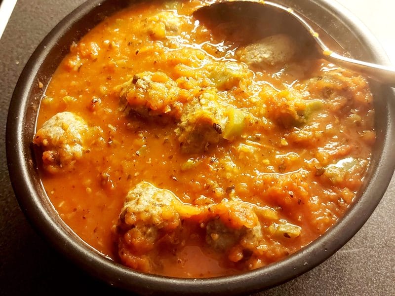 Cliquez pour zoomer ! Boulettes de viande à la sauce tomate Thermomix par nahama