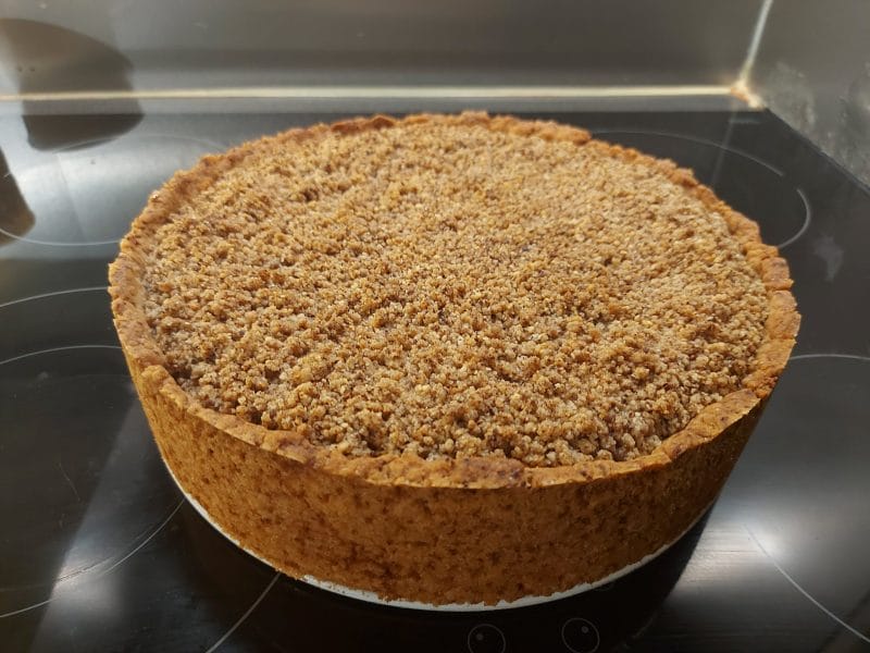 Cliquez pour zoomer ! Tarte aux pommes façon crumble Thermomix par nahama