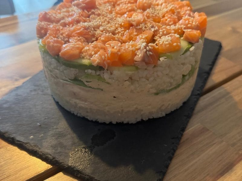 Cliquez pour zoomer ! Sushi cake Thermomix par messa06