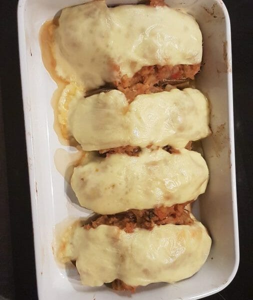 Cliquez pour zoomer ! Aubergines farcies au thon Thermomix par Poissondurhone.3