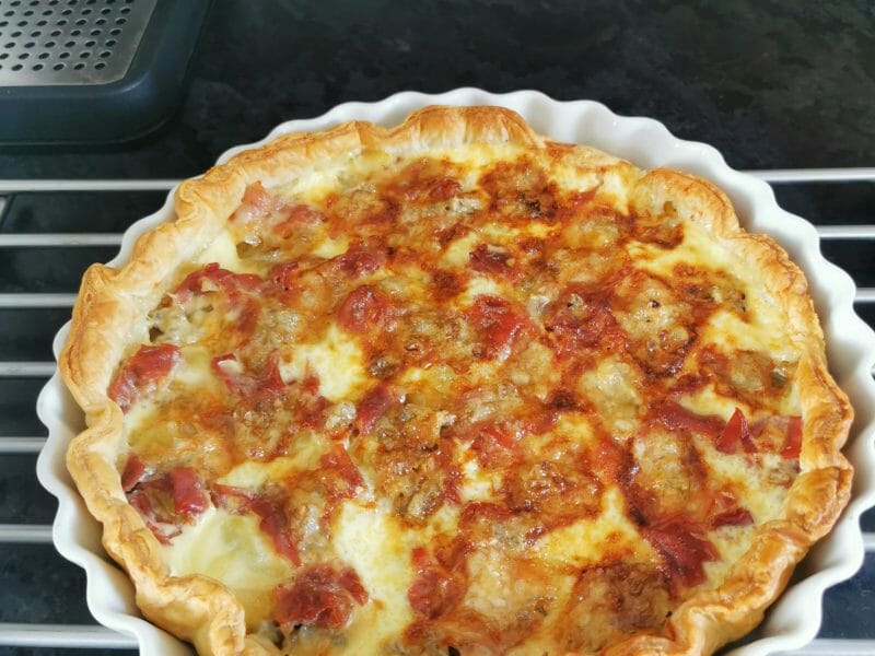 Cliquez pour zoomer ! Tarte gorgonzola et jambon de Parme Thermomix par villa
