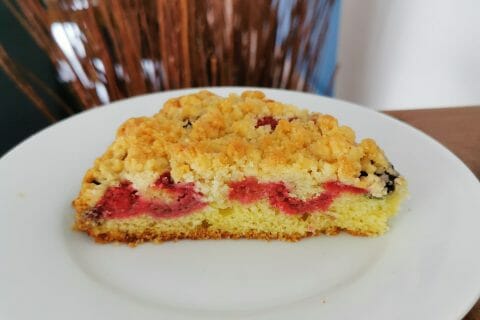 Cliquez pour zoomer ! Crumb cake framboises Thermomix par villa