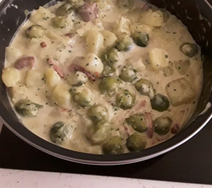 Cliquez pour zoomer ! Potée de choux de Bruxelles Thermomix par chantou13