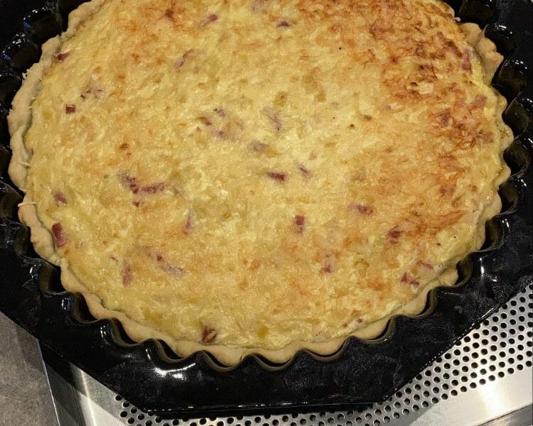 Cliquez pour zoomer ! Tarte aux poireaux Thermomix par Elo