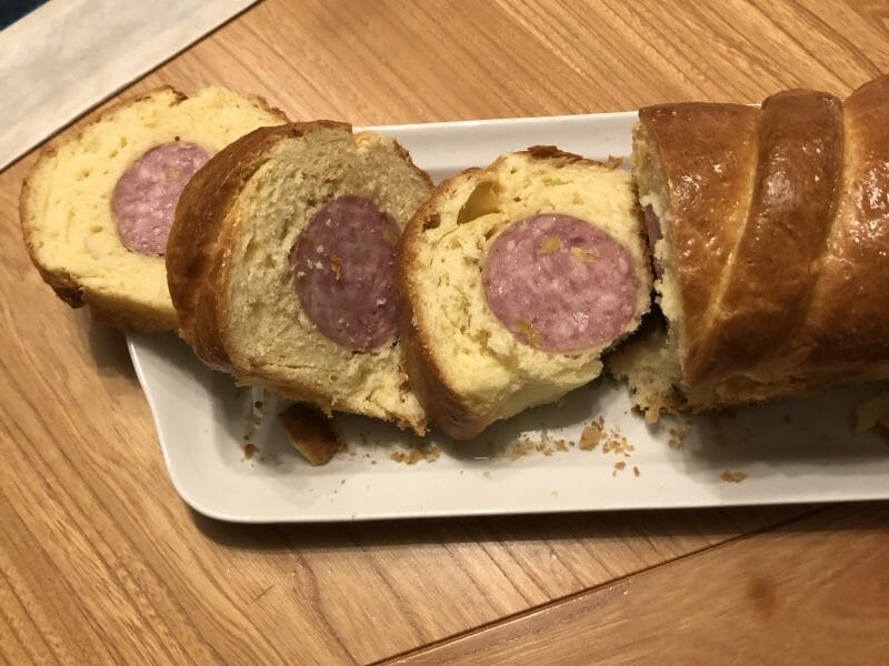Cliquez pour zoomer ! Saucisson brioché Thermomix par Evelyne95