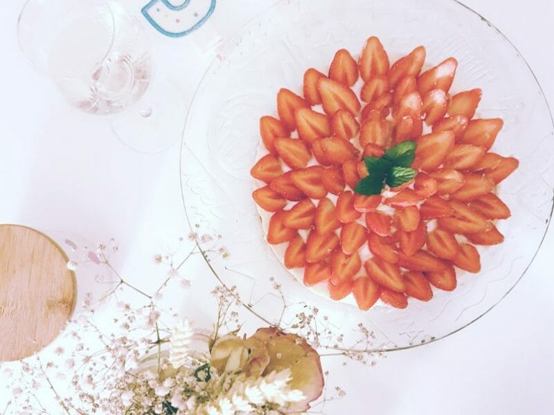 Cliquez pour zoomer ! Tarte aux fraises sans cuisson Thermomix par Stephanie_11
