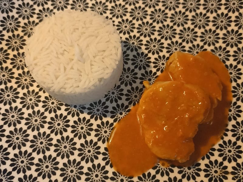 Cliquez pour zoomer ! Filet mignon de porc au lait de coco Thermomix par christelle004