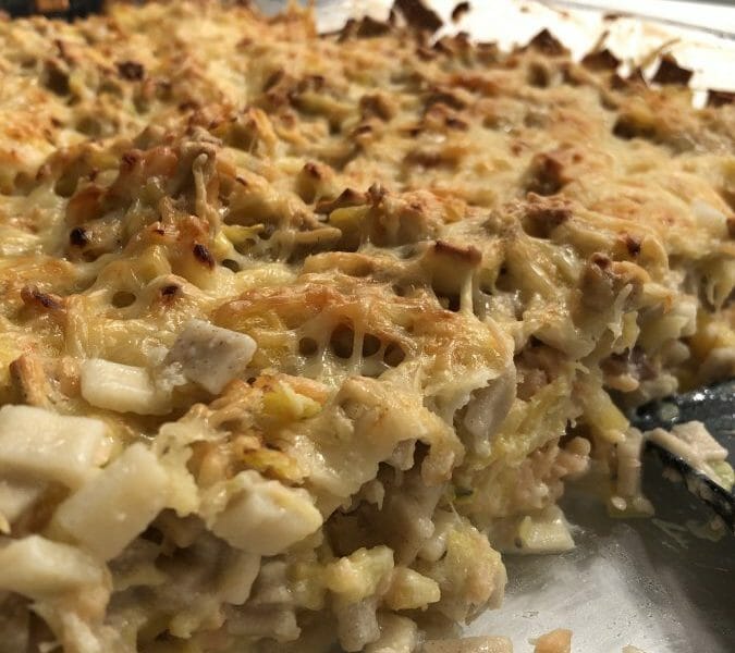 Cliquez pour zoomer ! Gratin de crozets aux courgettes et saumon fumé Thermomix par AmandeDouce4