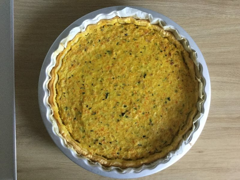 Cliquez pour zoomer ! Tarte courgettes et carottes Thermomix par AmandeDouce4