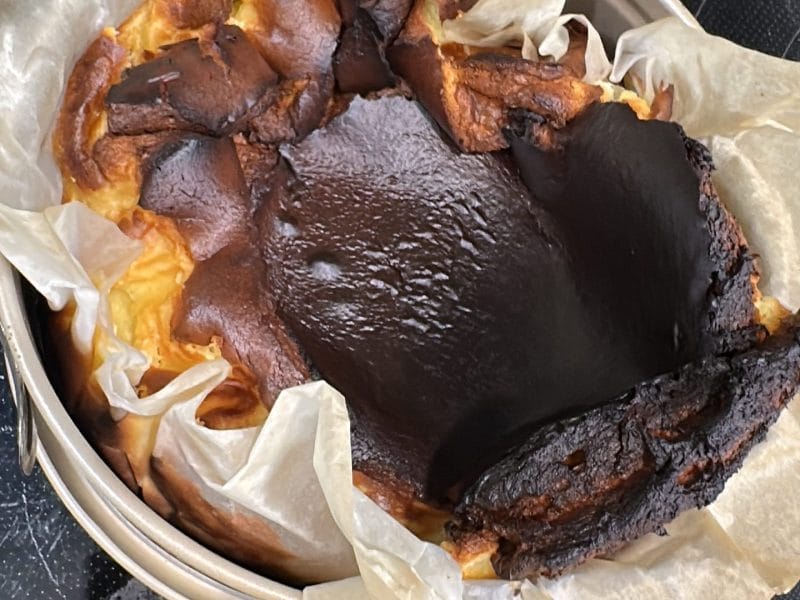 Cliquez pour zoomer ! Cheesecake basque Thermomix par nassrine08