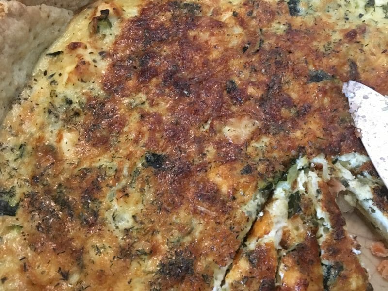 Cliquez pour zoomer ! Quiche saumon et courgettes Thermomix par lomayawia