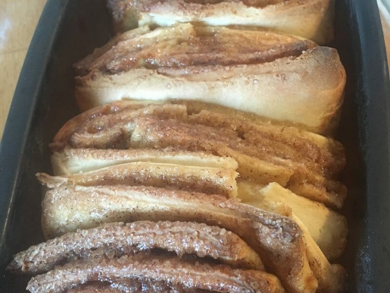 Cliquez pour zoomer ! Brioche à effeuiller à la cannelle Thermomix par lomayawia