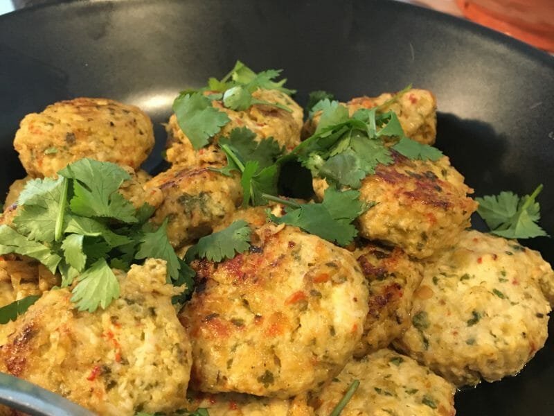 Cliquez pour zoomer ! Boulettes de poulet Thaï Thermomix par lomayawia