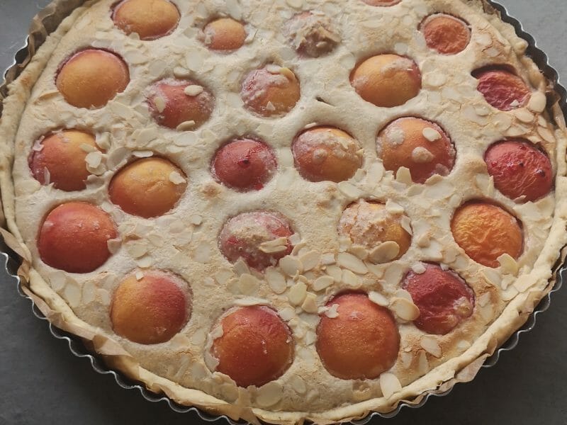 Cliquez pour zoomer ! Tarte amandine aux abricots Thermomix par adelardeche