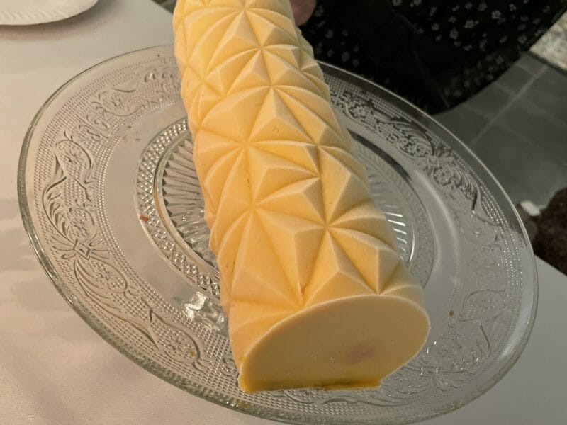 Cliquez pour zoomer ! Bûche glacée mangue et framboise Thermomix par Benchimoule