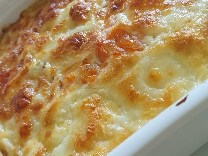 Cliquez pour zoomer ! Flan poireaux, saumon fumé et mozzarella Thermomix par odile_111