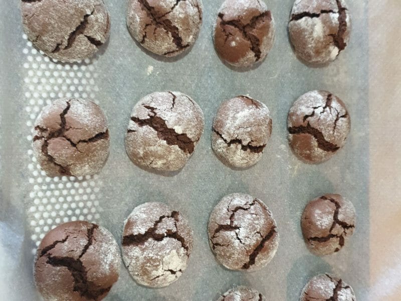 Cliquez pour zoomer ! Craquelés au chocolat Thermomix par Lilyanis