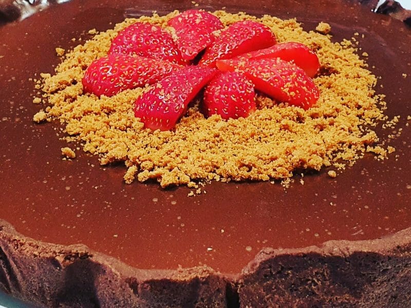 Cliquez pour zoomer ! Tarte tout chocolat Thermomix par Lillou42