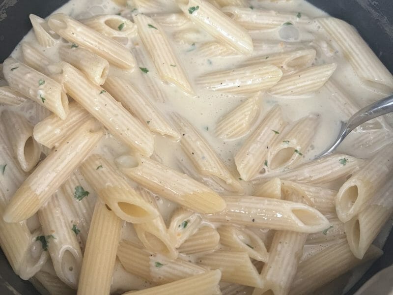 Cliquez pour zoomer ! Penne sauce quatre fromages Thermomix par Vanessa68